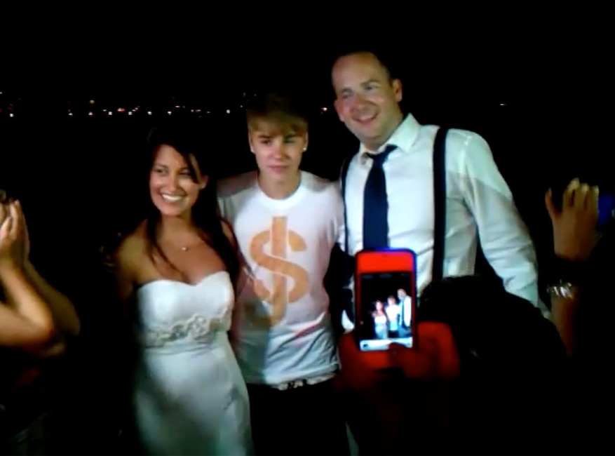 Justin Bieber, Wedding Crasher